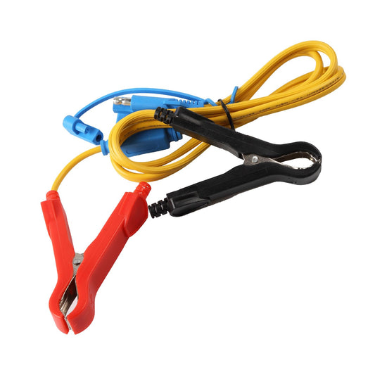 12V SAE Adapter auf Krokodilklemme 110cm für Propangas Durchlauferhitzer Pumpe