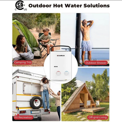 Camplux AY132 Portable Propane Water Heater